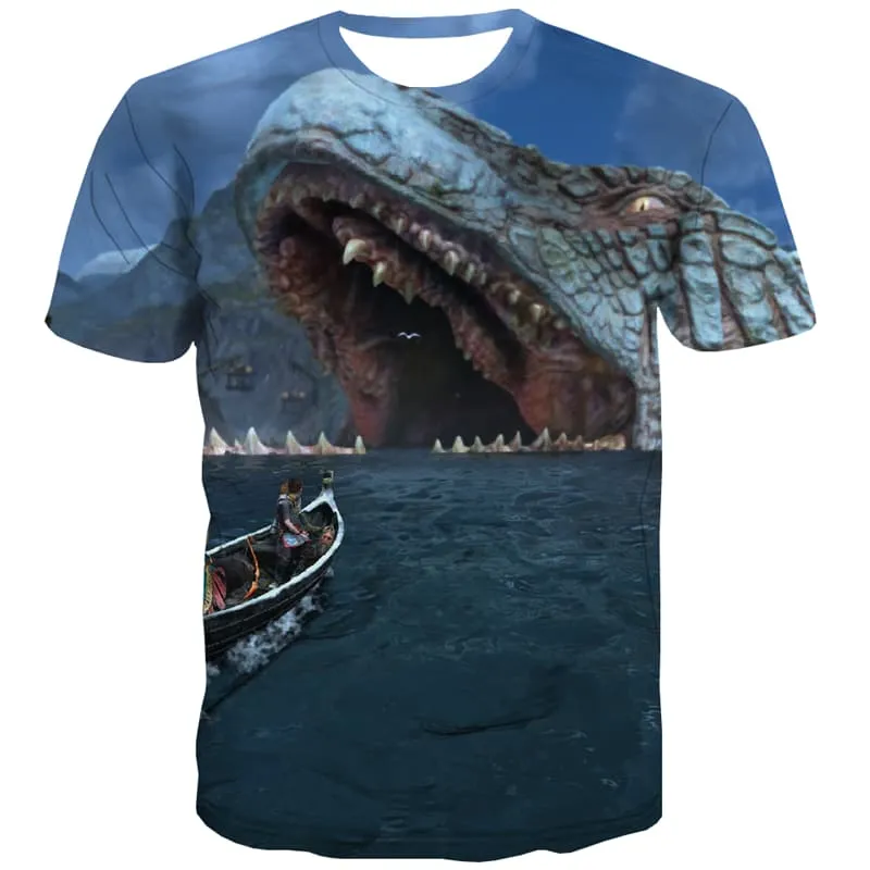 War T-shirt Men Animal Tshirt Anime Sea T-shirts 3d Military Tshirts Novelty