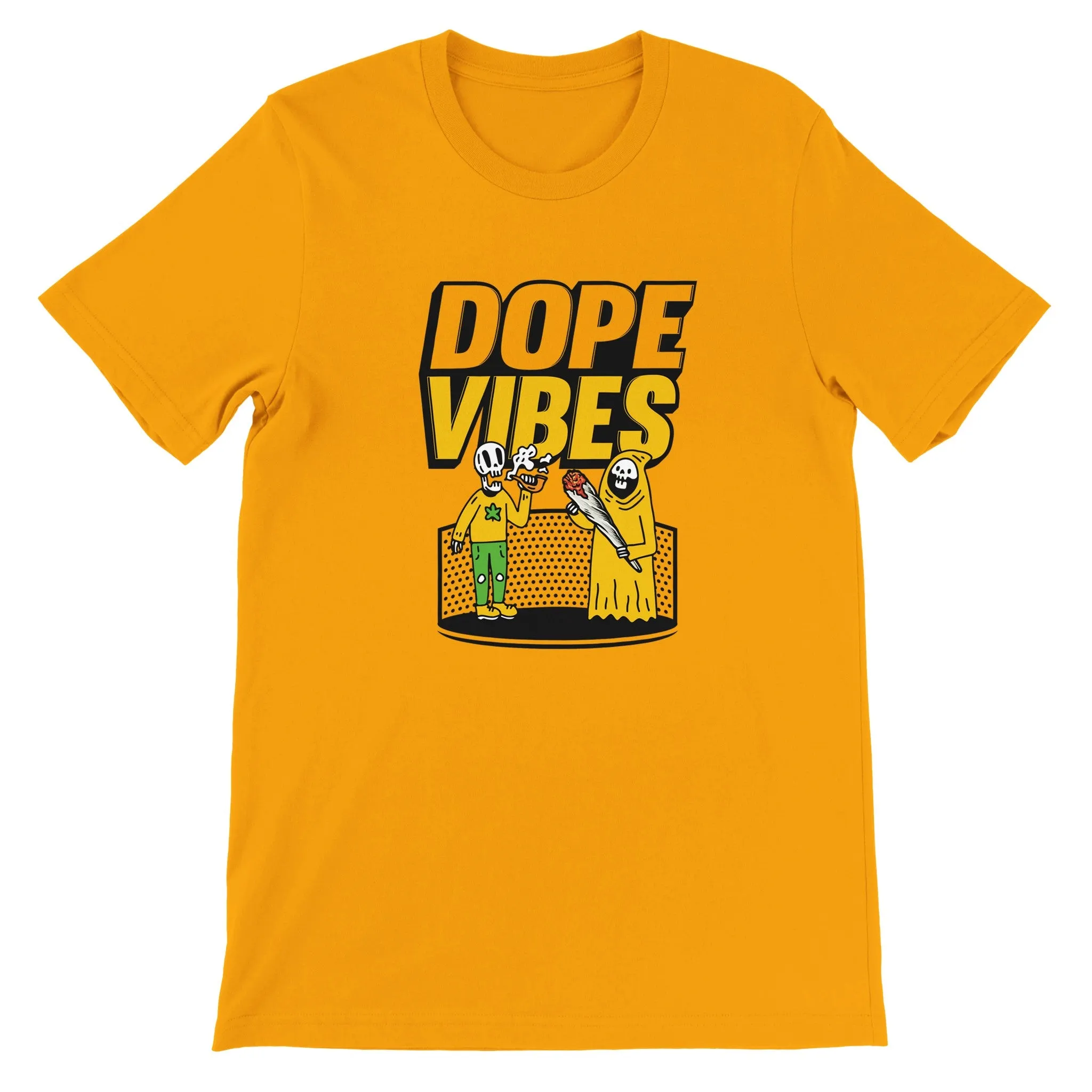 Weed T-shirt - Dope Vibes - Premium Unisex Crewneck T-shirt