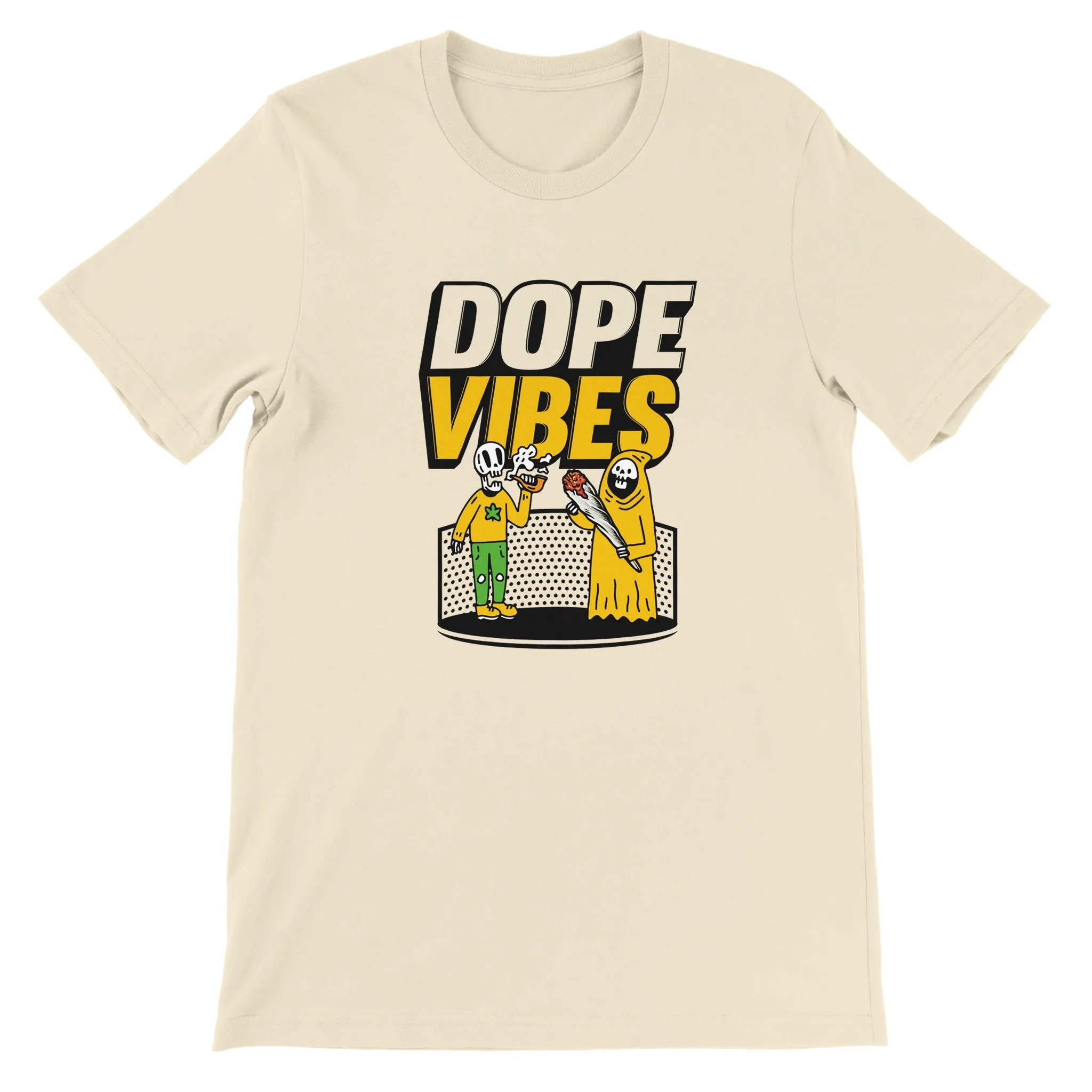 Weed T-shirt - Dope Vibes - Premium Unisex Crewneck T-shirt