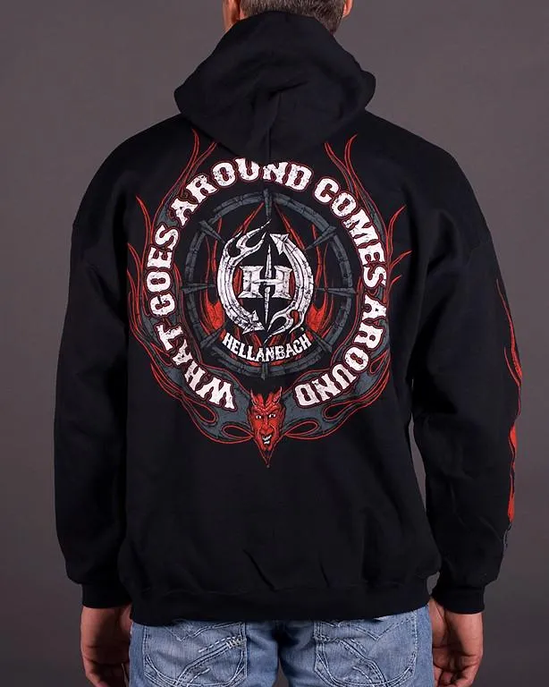 What Goes Around Hooded Pullover