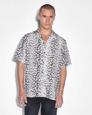 WHITENOISE LEOPARD RESORT SS SHIRT MULTI