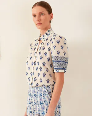 Winnie Indigo Bhutti Shirt