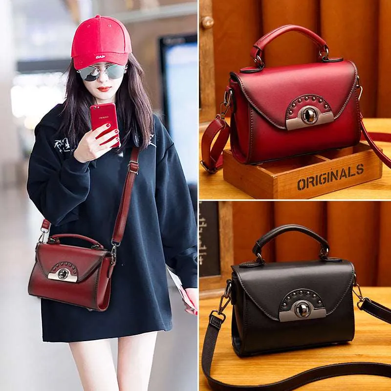 Women Genuine Leather Mini Vintage Shoulder Bag