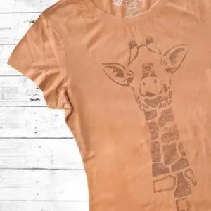 Women's Giraffe T-shirt - Stylish and Comfortable Animal Print