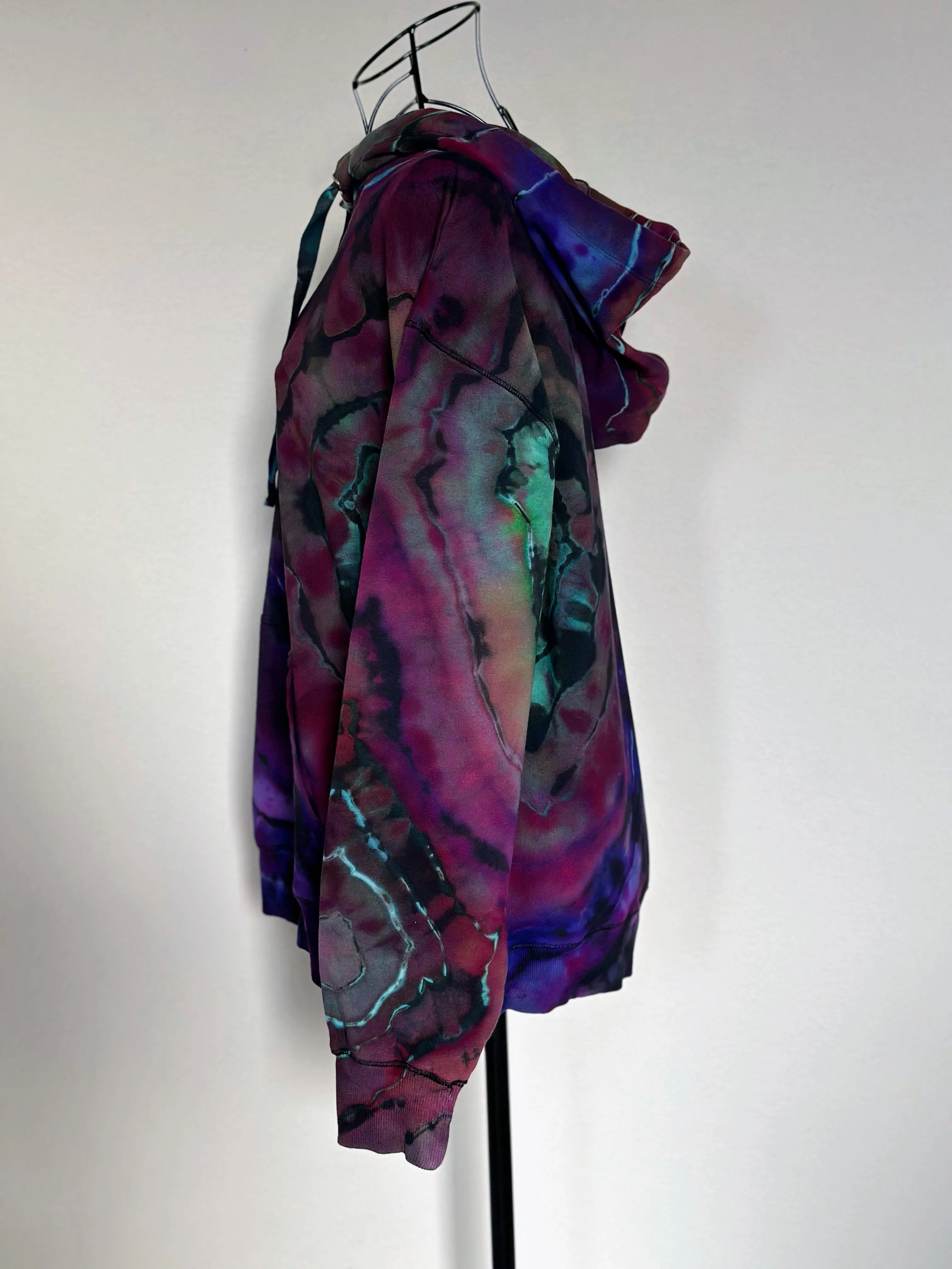 Women’s Small Reverse Geode Hoodie in ‘Galaxy’