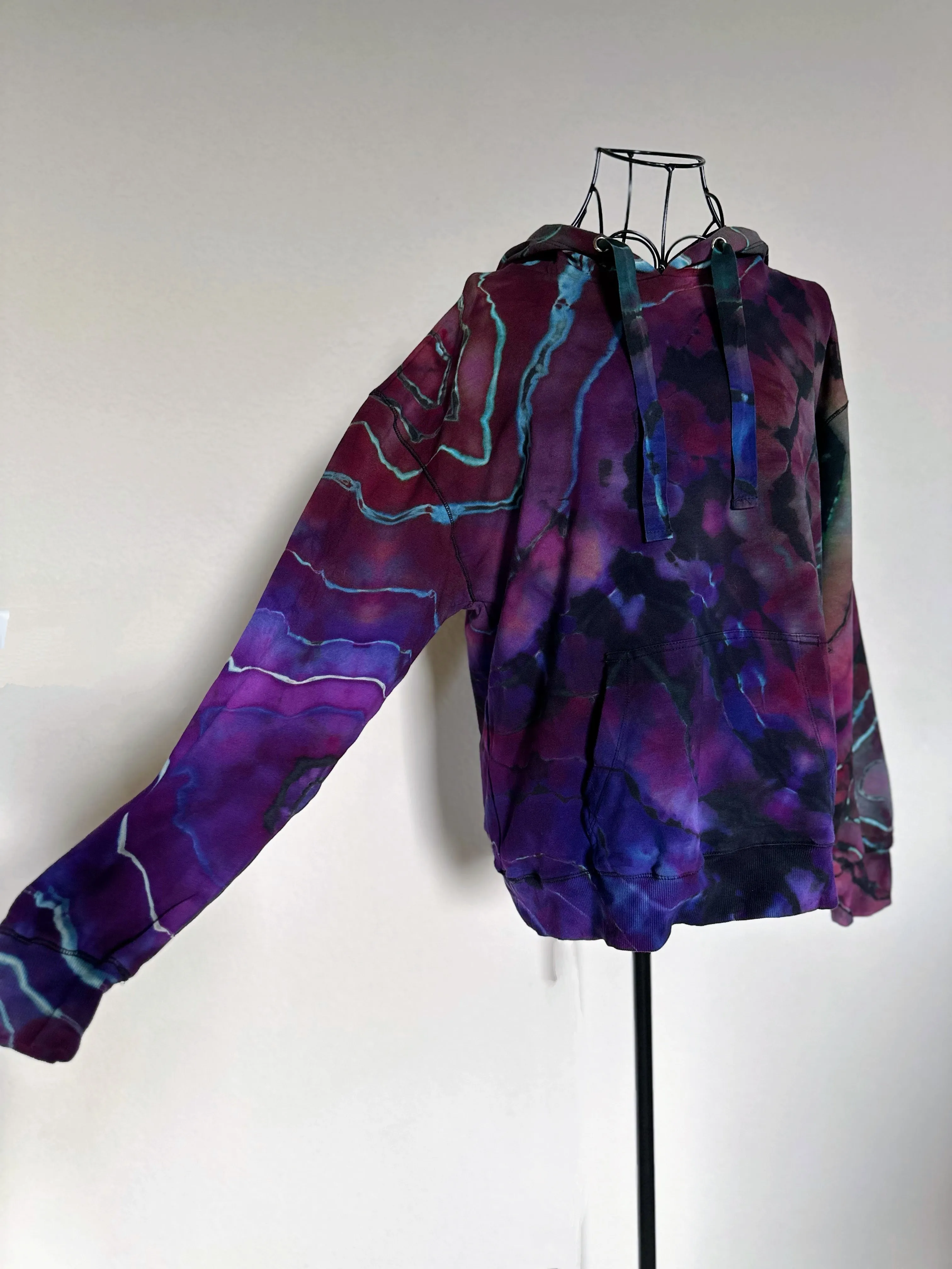 Women’s Small Reverse Geode Hoodie in ‘Galaxy’