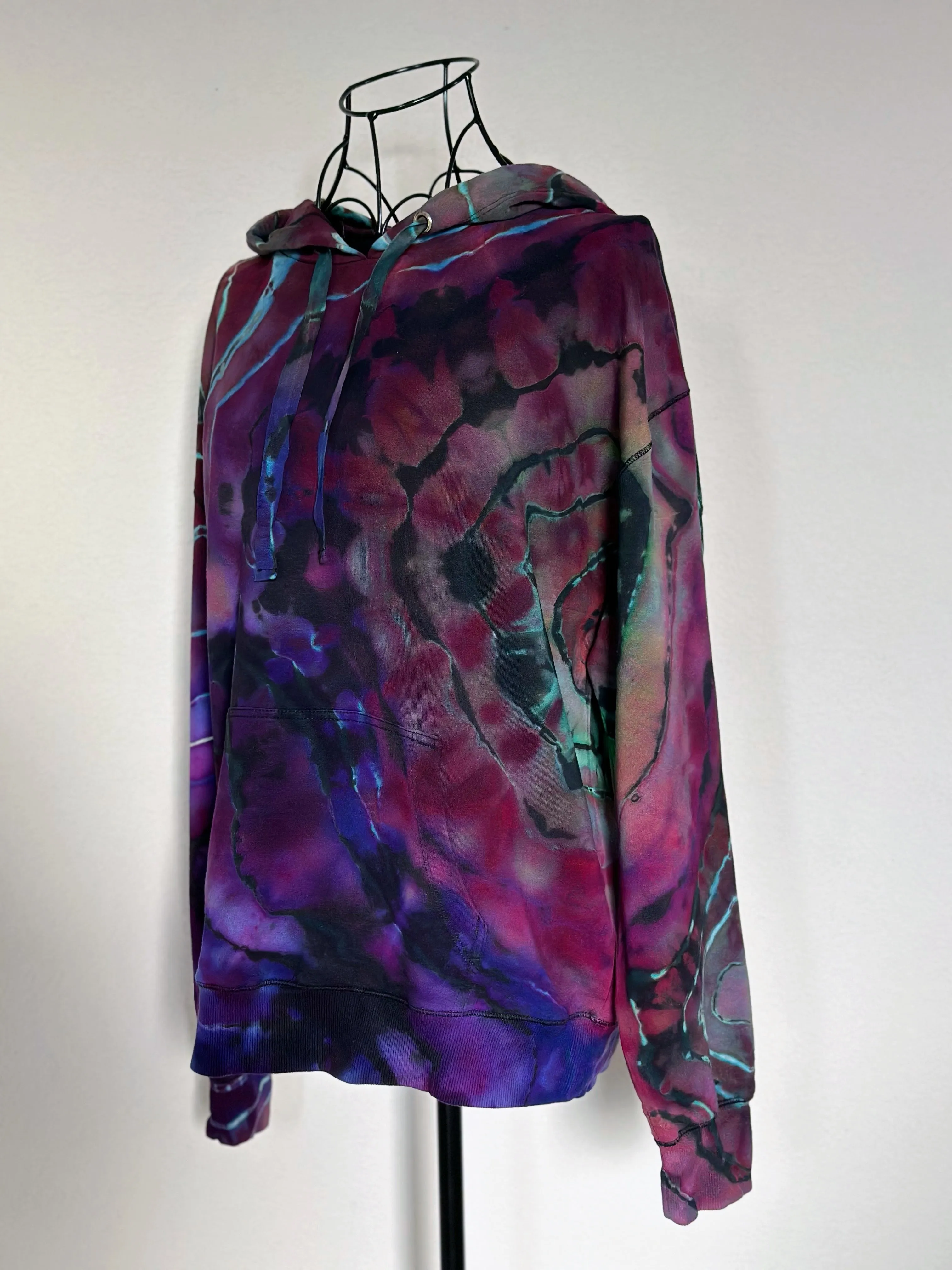 Women’s Small Reverse Geode Hoodie in ‘Galaxy’