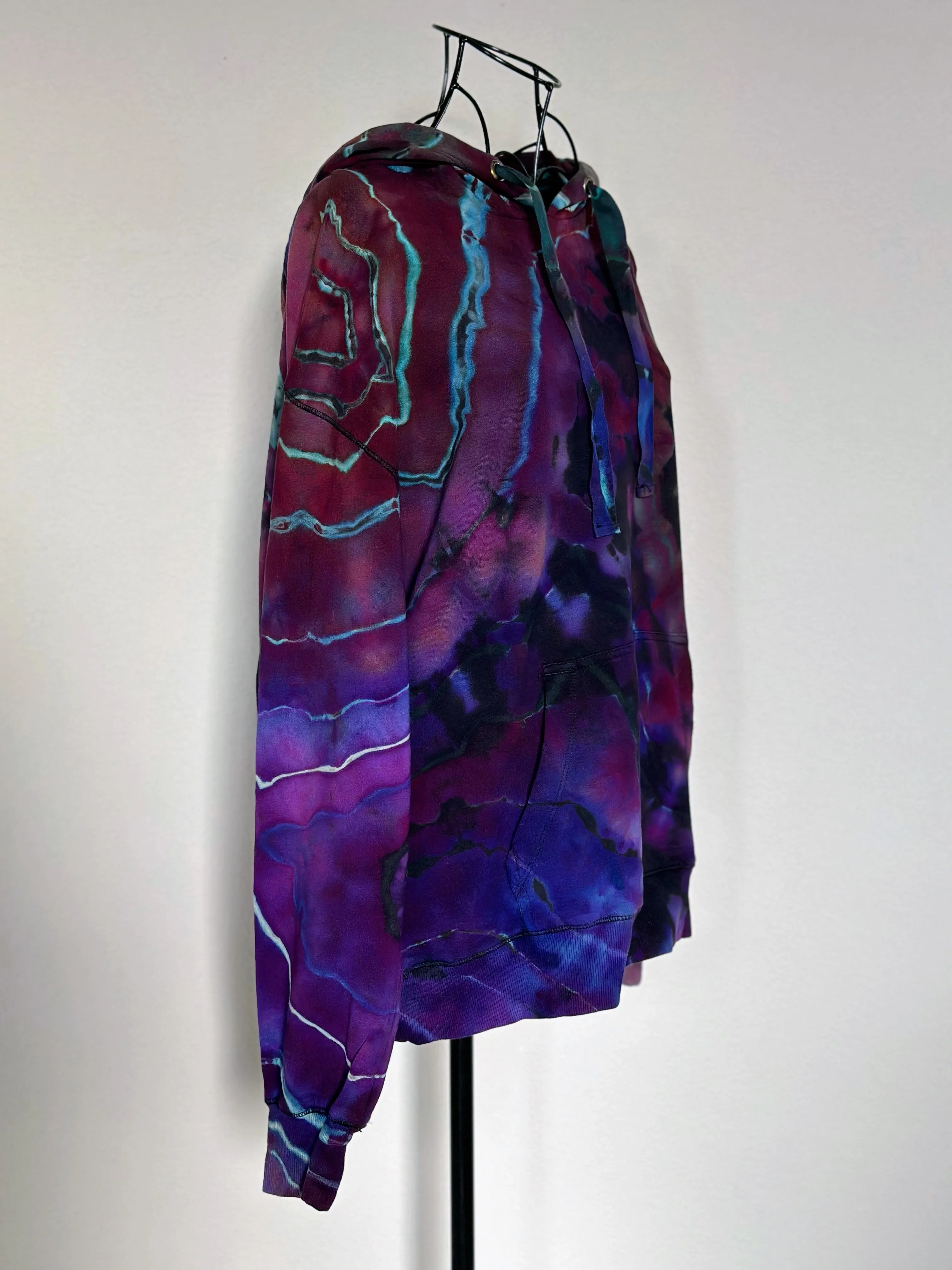 Women’s Small Reverse Geode Hoodie in ‘Galaxy’