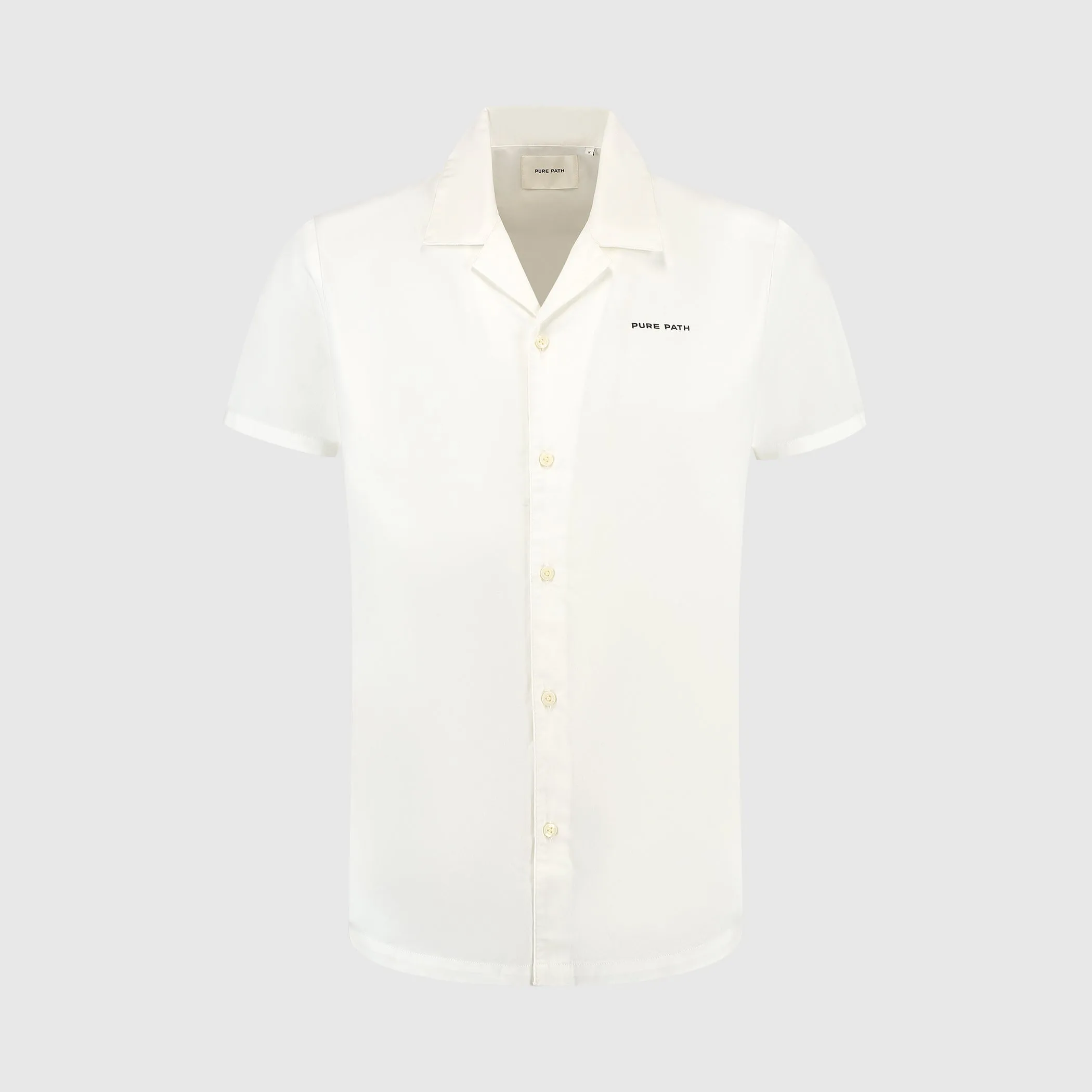 Wordmark Short Sleeve Shirt | White