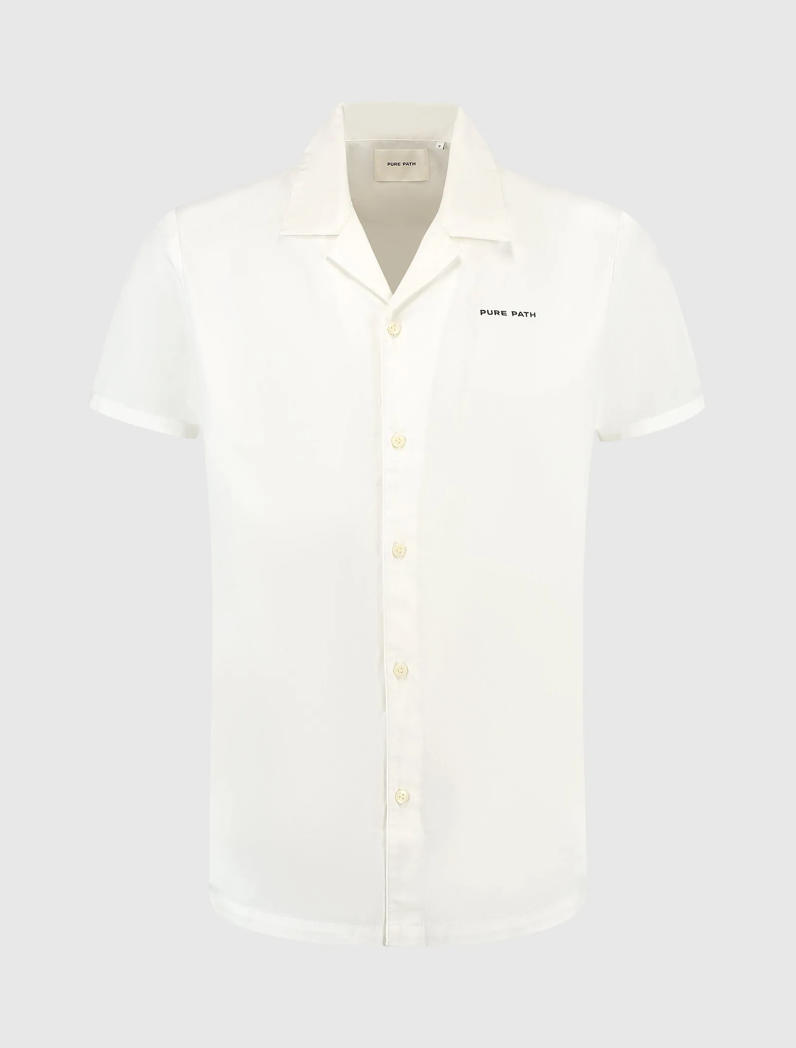 Wordmark Short Sleeve Shirt | White