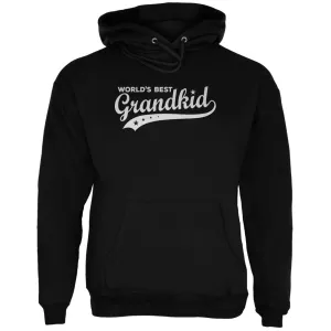 World's Best Grandkid Black Adult Hoodie