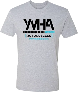 YAMAHA APPAREL Yamaha Rev T-Shirt - Heather Gray - Small NP21S-M3141-S