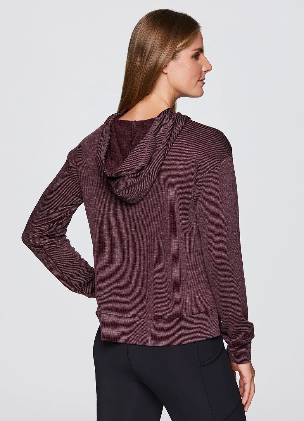 Zen Ribbed Lounge Hoodie