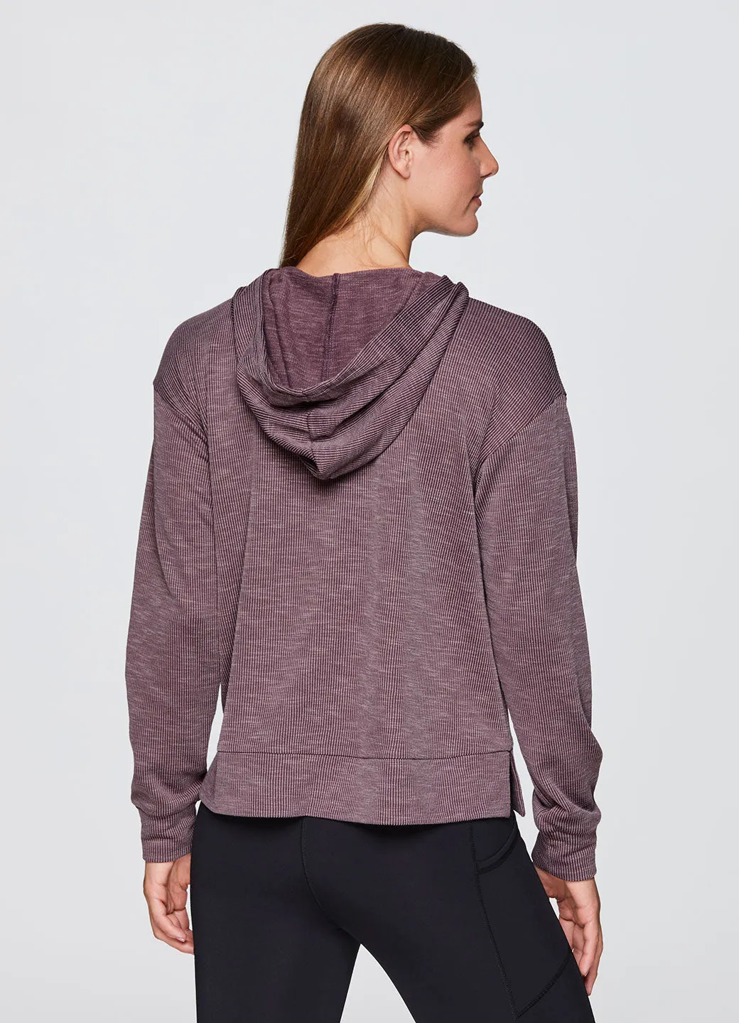 Zen Ribbed Lounge Hoodie